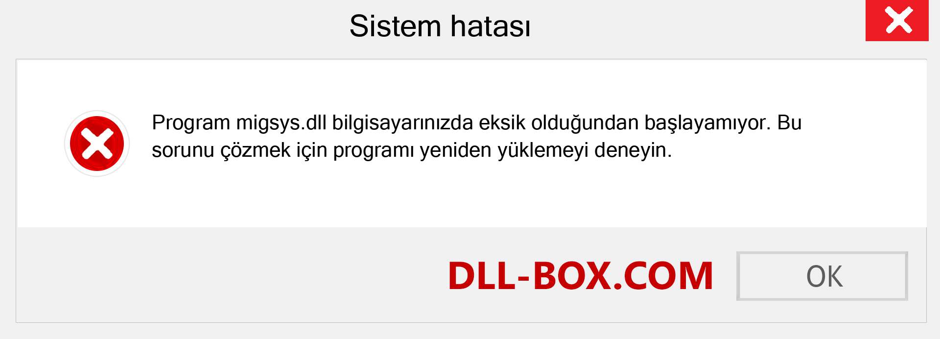 migsys.dll dosyası eksik mi? Windows 7, 8, 10 için İndirin - Windows'ta migsys dll Eksik Hatasını Düzeltin, fotoğraflar, resimler